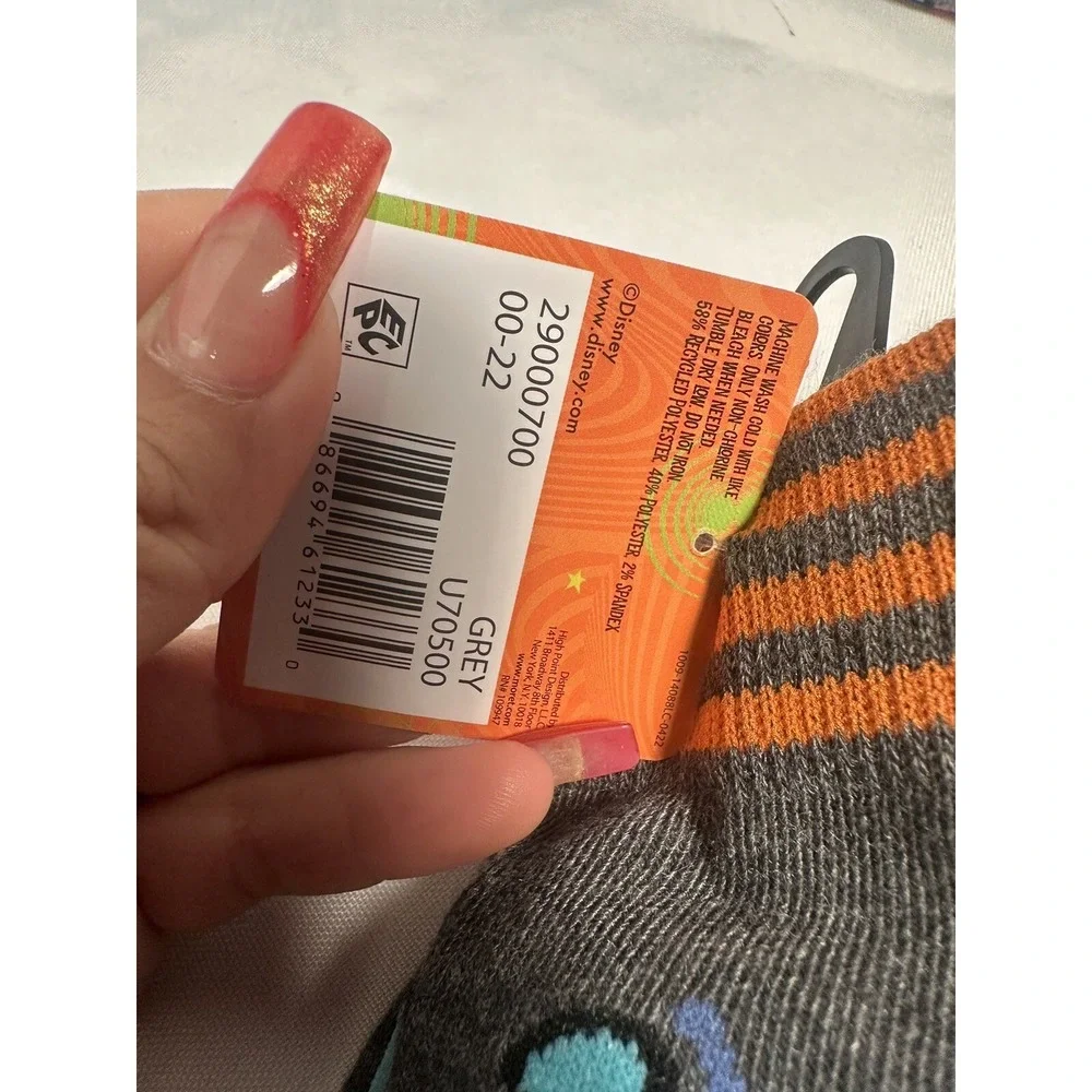disney‎ 1 pair womens knee high halloween socks show size 4-10
